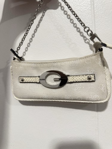 Vintage GUESS Y2K Monogram Mini Bag / Baguette