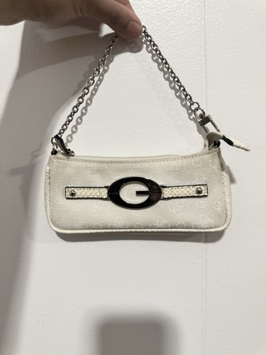 Vintage GUESS Y2K Monogram Mini Bag / Baguette - photo 2