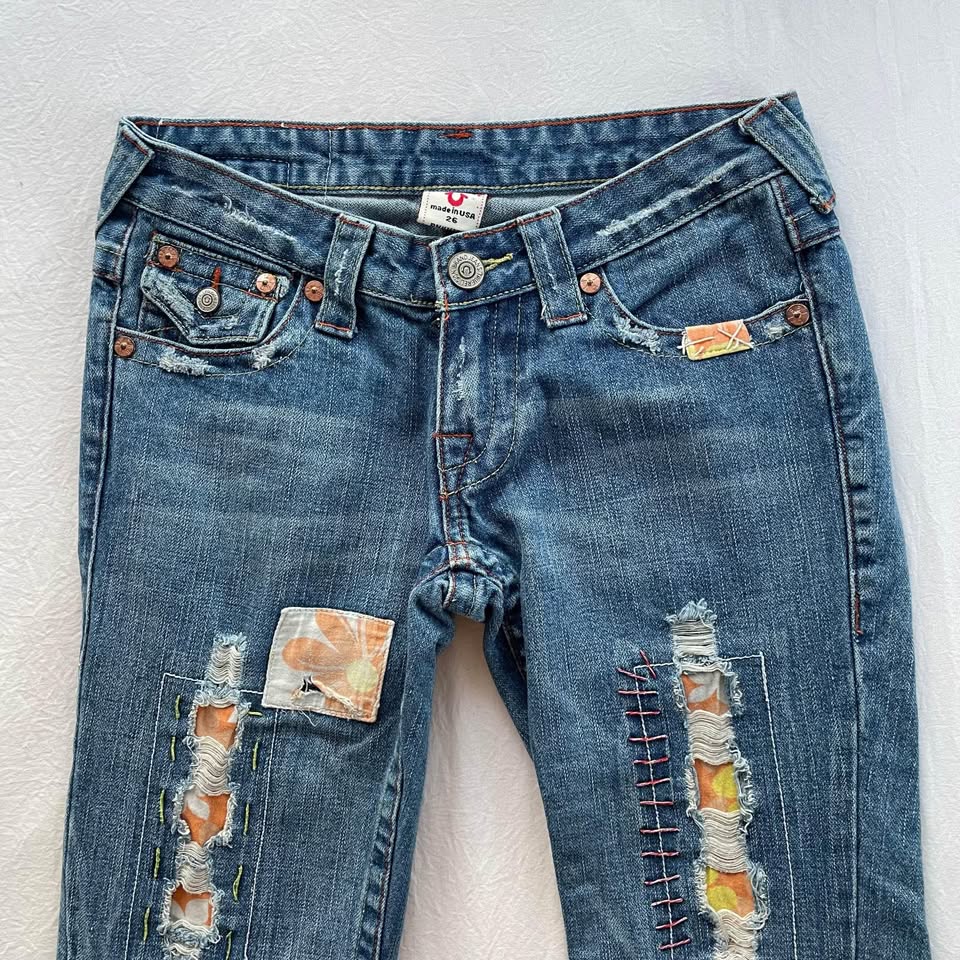 True Religion Patchwork Jeans (26) - photo 2