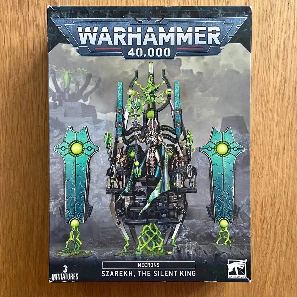 Warhammer 40k Necrons Szarekh, The Silent King GW NEW NIB thumbnail