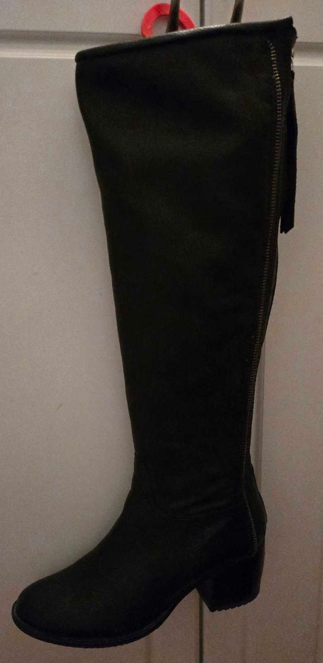 Genuine Italian Leather Tall Black Boots - photo 2