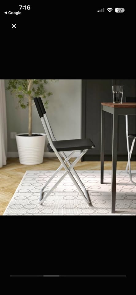 New IKEA Folding Chairs - 3 Pack