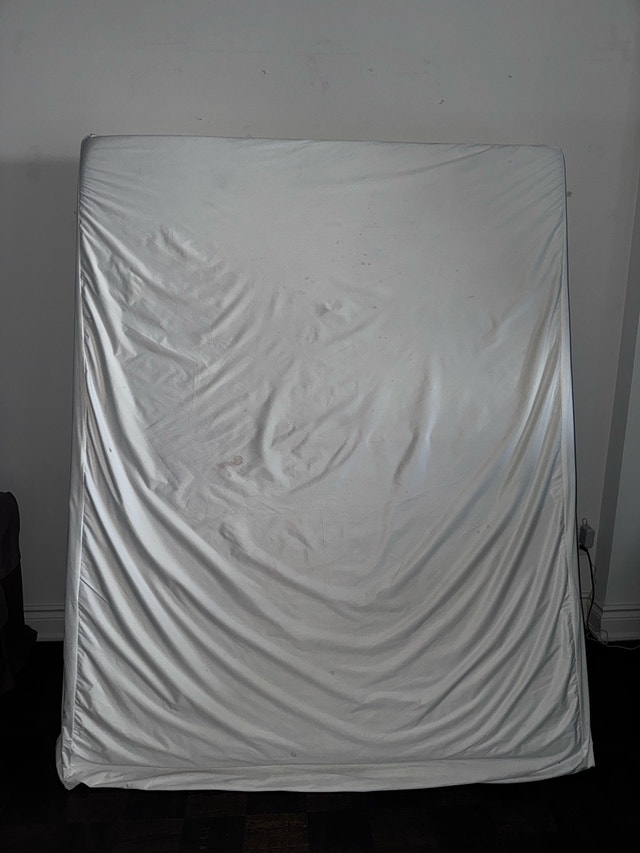 Queen Size Mattress + Bug Cover - Good Condition