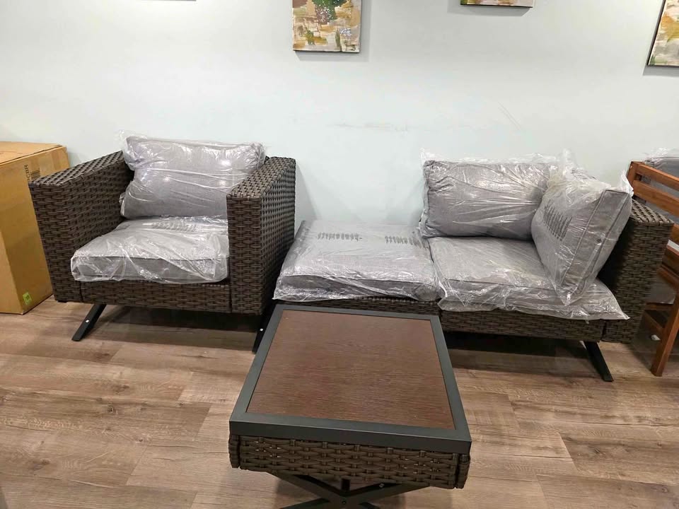 Boydston 4-Piece Outdoor Patio Seating Set – Brand New