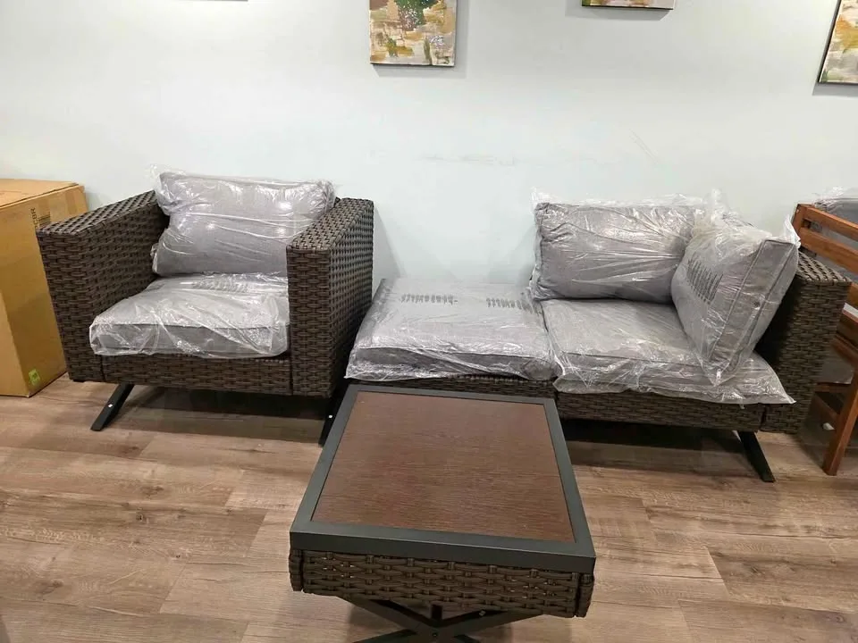 Boydston 4-Piece Outdoor Patio Seating Set – Brand New thumbnail