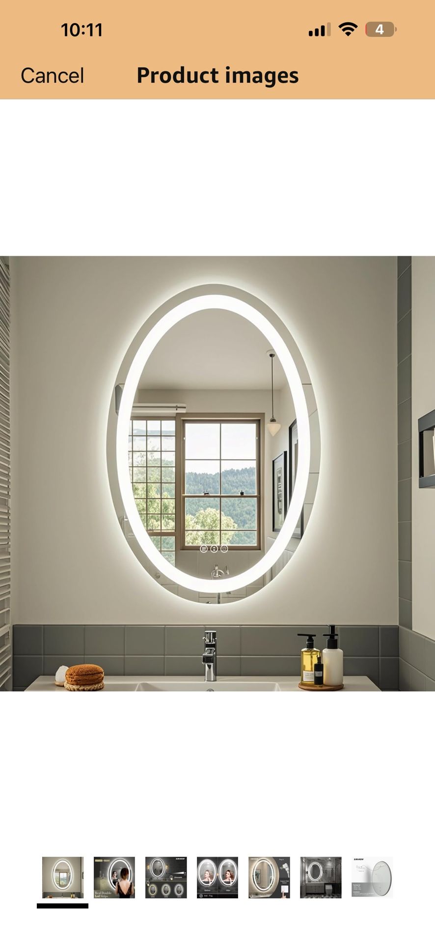 Lighted Bathroom Mirror