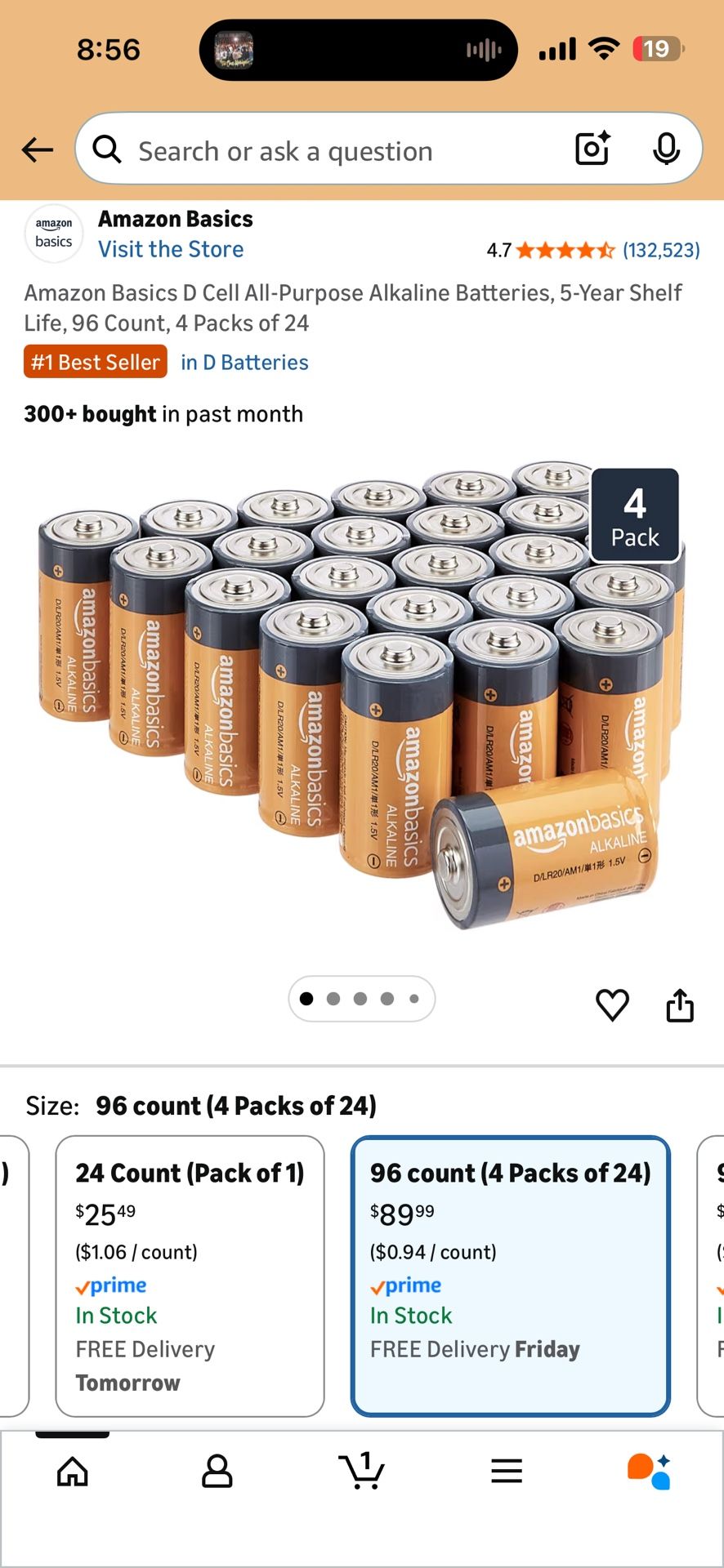 DD Batteries - New Box of 96 - photo 2