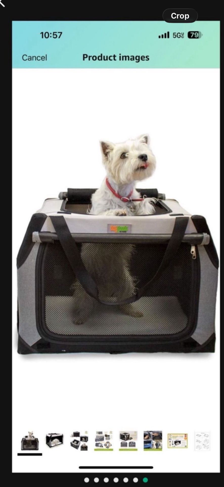 Foldable Portable Dog Carrying Crate