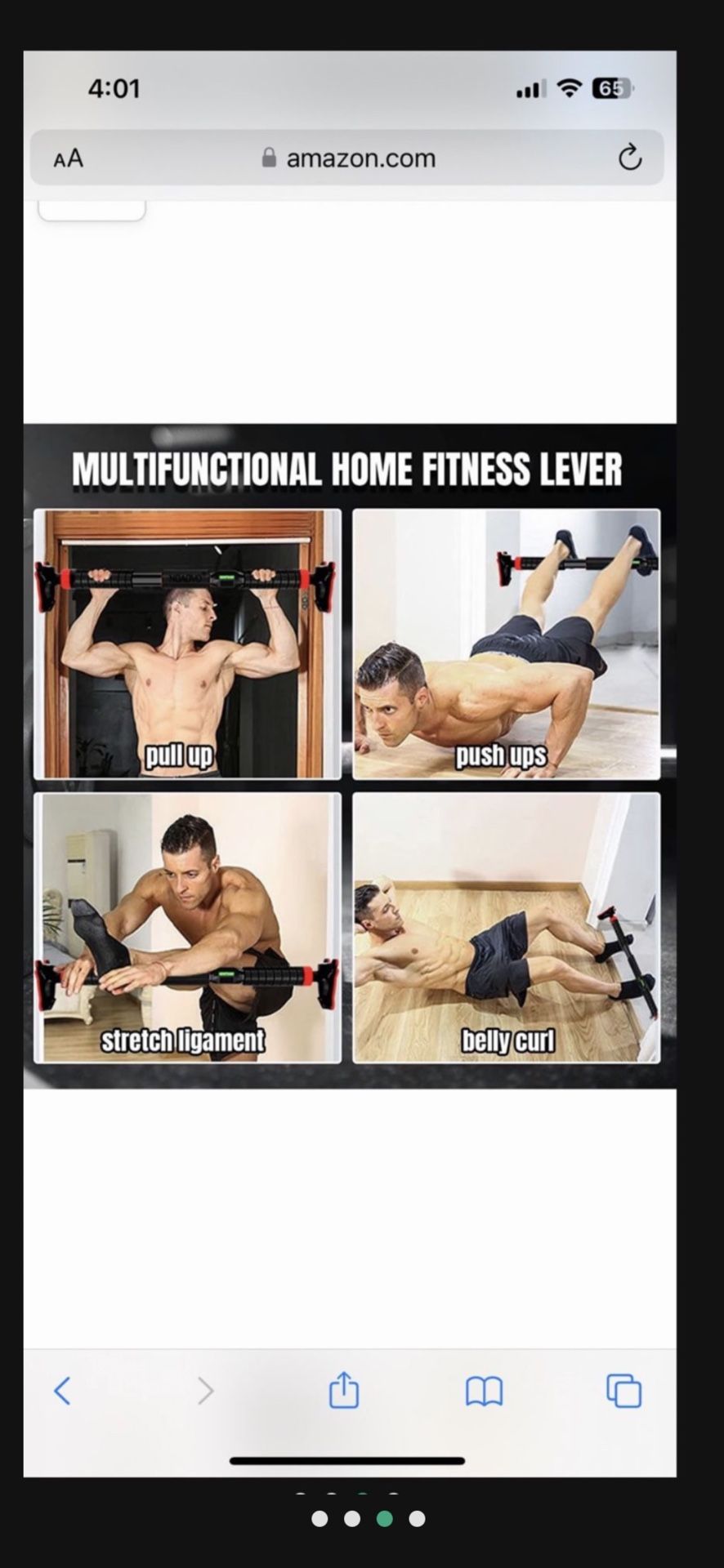 Doorway Pull Up Bar - photo 3