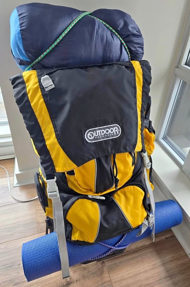 Camping/ Hiking Backpack 79 Litres - Great Condition