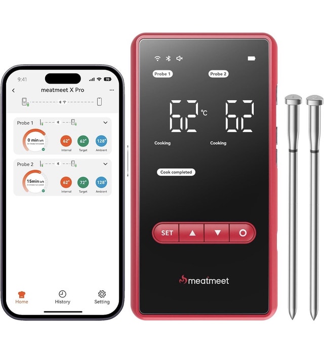 Brand New - X Pro Wireless Meat Thermometer with Dual Wi-Fi