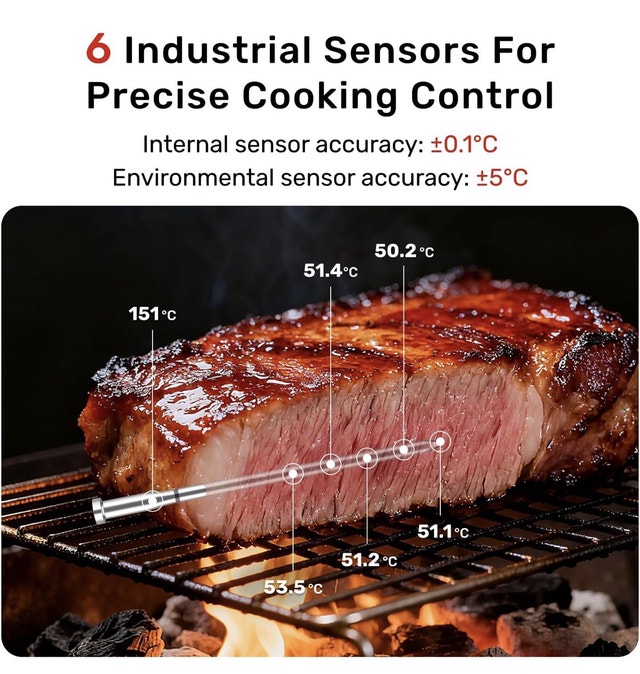 Brand New - X Pro Wireless Meat Thermometer with Dual Wi-Fi - photo 4