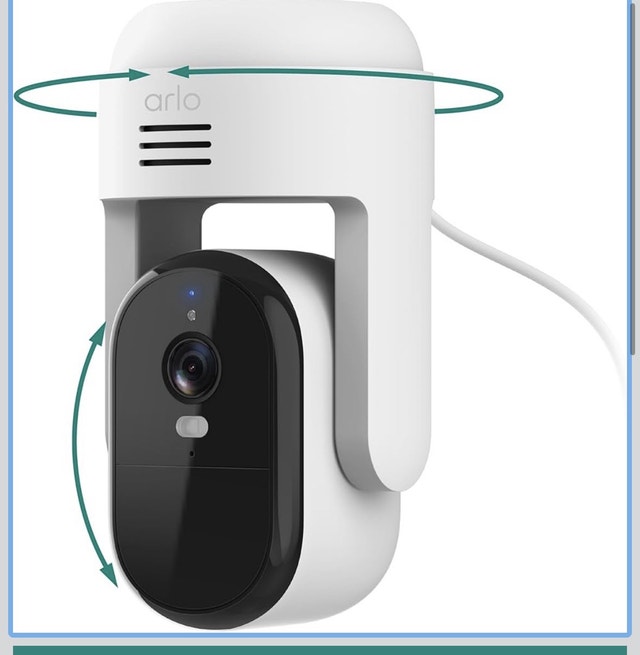 Brand New Arlo Essential Pan Tilt Security Camera 2K - photo 2
