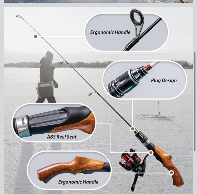 Brand New - Tuxedo Sailor Ice Fishing Rod and Reel Combos - photo 2