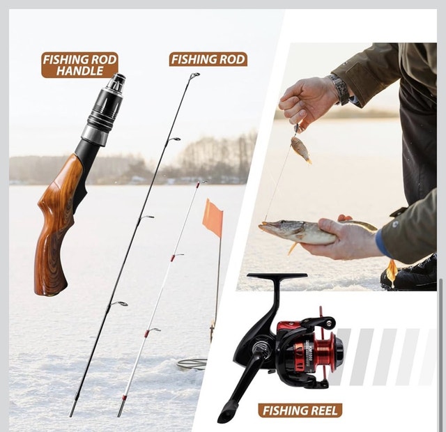 Brand New - Tuxedo Sailor Ice Fishing Rod and Reel Combos - photo 4