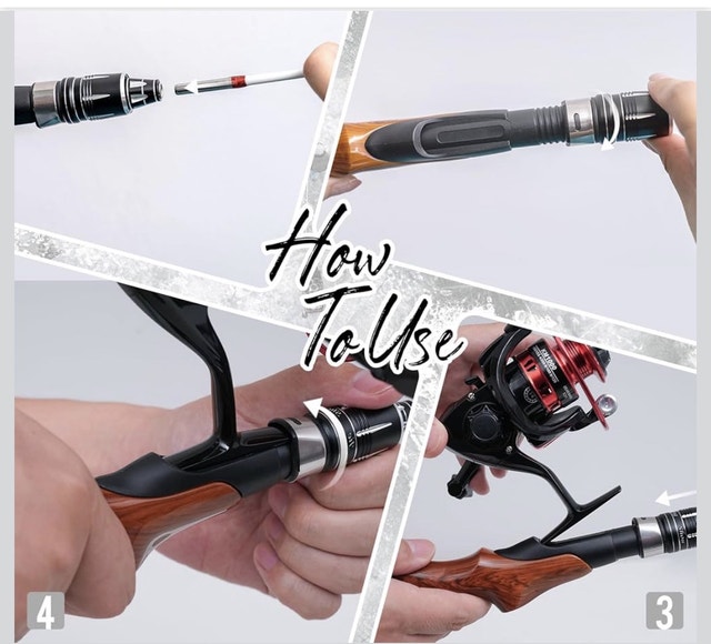 Brand New - Tuxedo Sailor Ice Fishing Rod and Reel Combos - photo 5
