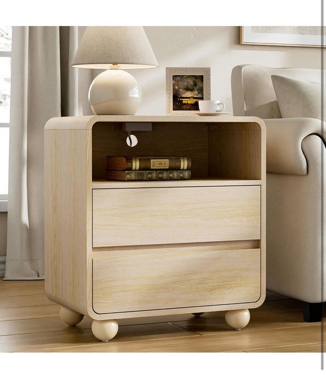 Modern Nightstand with Charging Station - New - photo 5