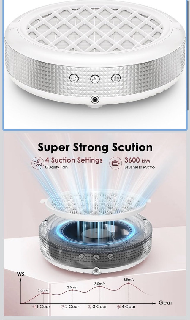 Brand New - 4 Speed Professional Nail Dust Collector