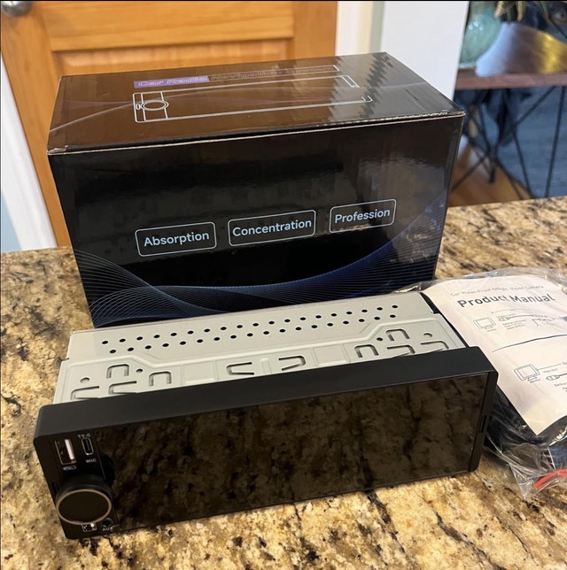 Brand New Single Din Car Radio - 6.3" IPS Touchscreen