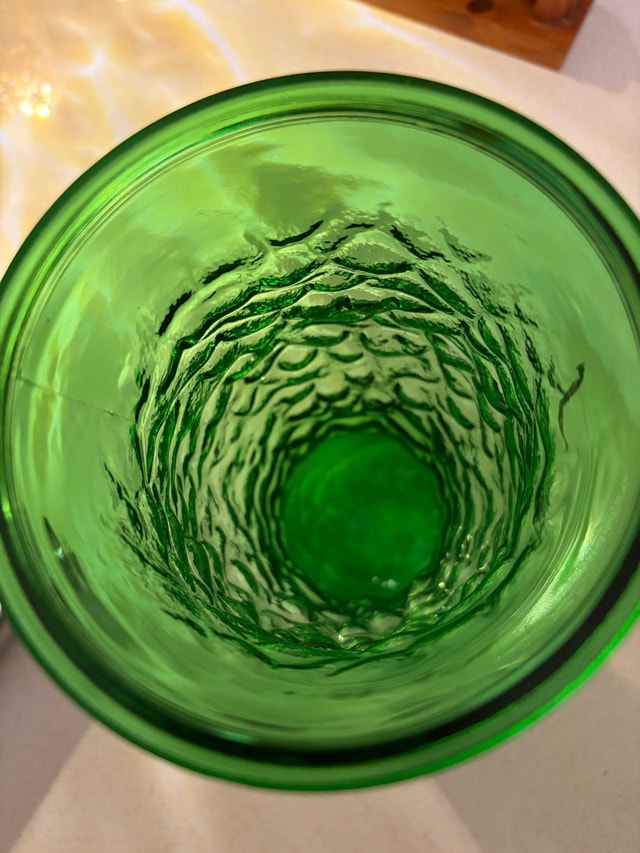 Vintage Hoosier GlassEmerald Green Vase - photo 3