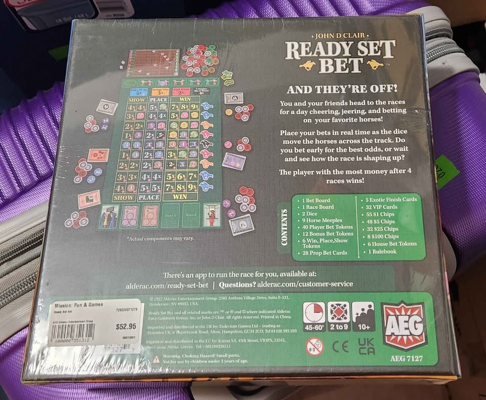 Ready Set Bet Board Game - Brand New in Shrink - photo 2