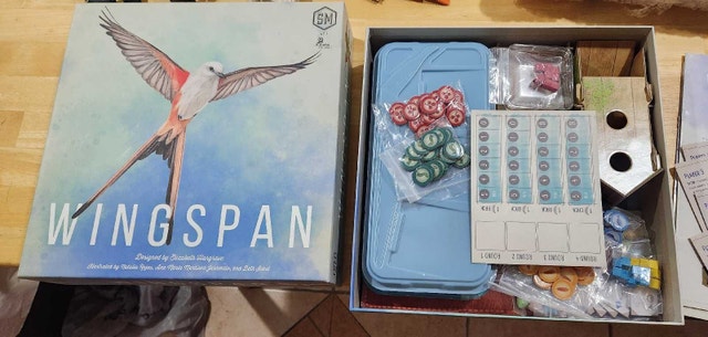 Wingspan Board Game (Autographed) + Swift Start Pack