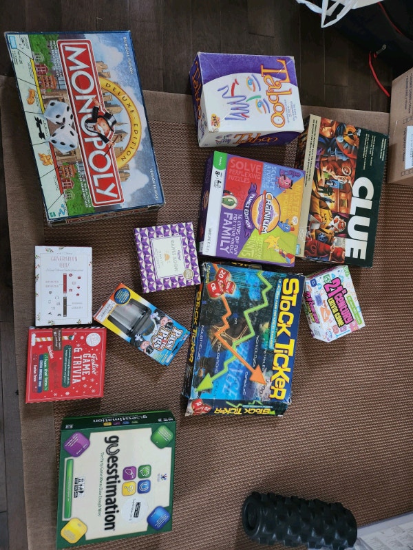 Vintage Board Games - $5 Each or $20 for All