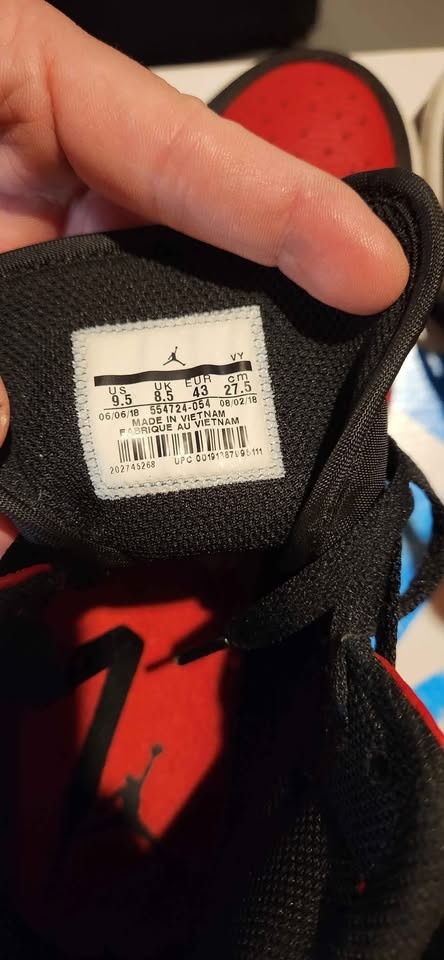 Air Jordan 1 Mid "Banned" US 9.5 - photo 4