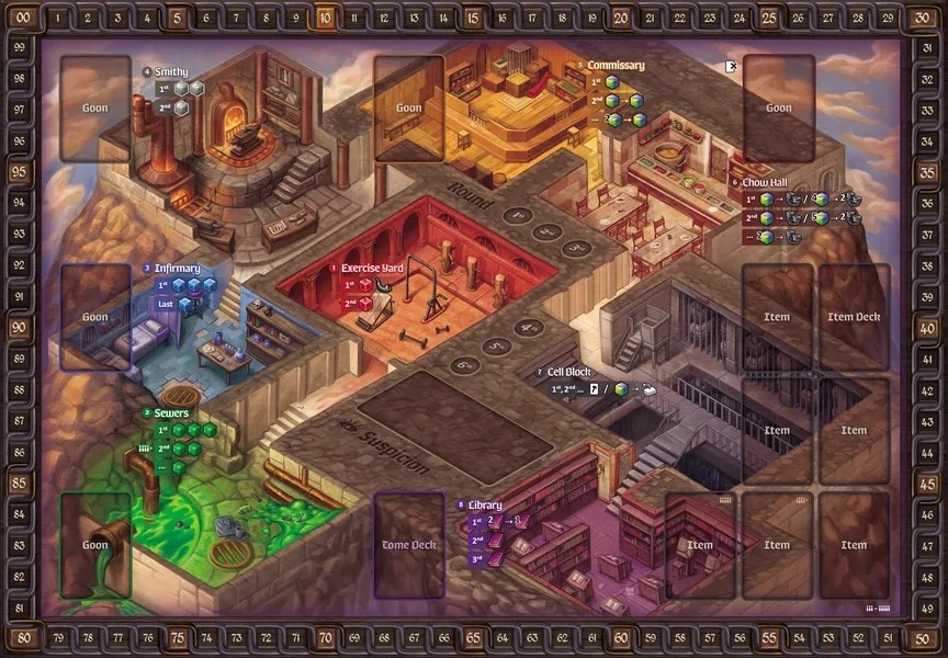 Lockup: A Roll Player Tale + Breakout Expansion Board Game - photo 2