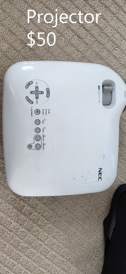 NEC projector with case