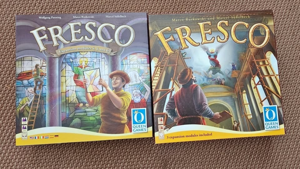 Fresco Board Game + Expansions 1-6 & Bishop's Favor