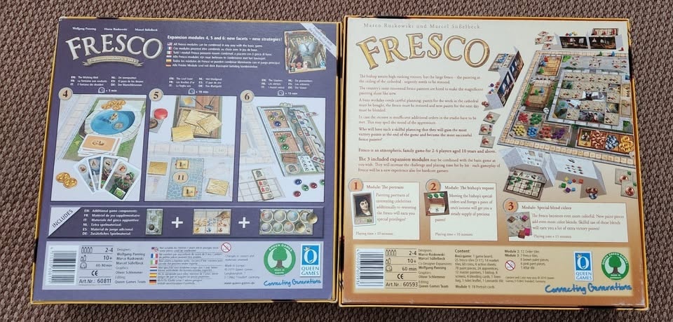 Fresco Board Game + Expansions 1-6 & Bishop's Favor - photo 2