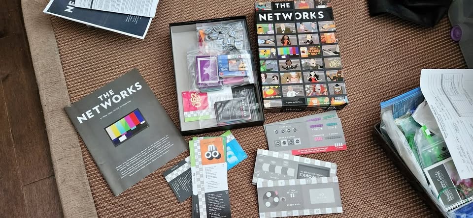 The Networks Board Game + On the Air Expansion