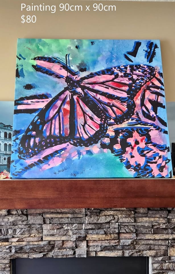 Butterfly painting