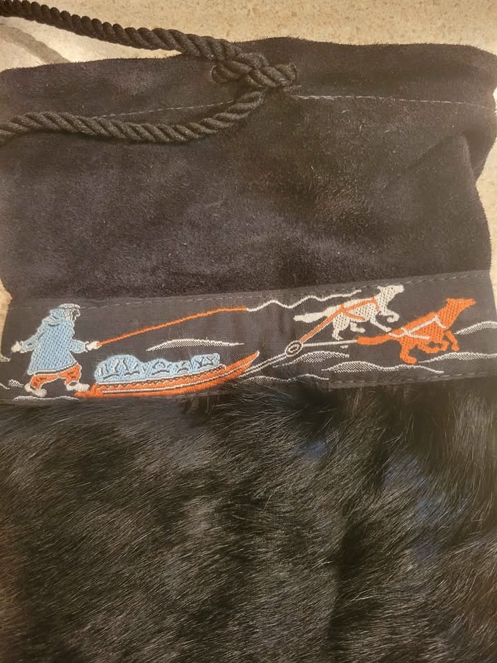 Manitobah Mukluks Black Suede Rabbit Fur Boots - photo 2