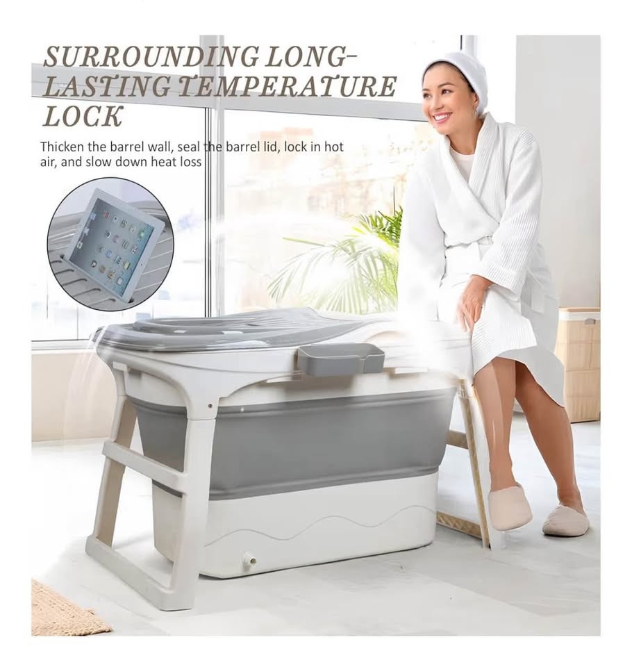 44.5" Portable Folding Bathtub for Adults - photo 5