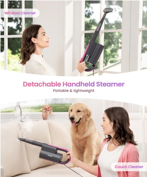 Steam Mop Cleaner w/ Detachable Steamer - photo 5