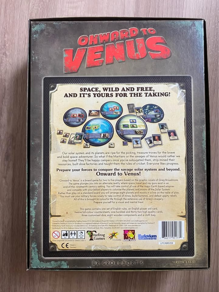 BOARDGAME Onward to Venus - photo 2