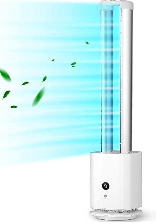 ULTTY Bladeless Tower Fan & Air Purifier, 42.5" Oscillating