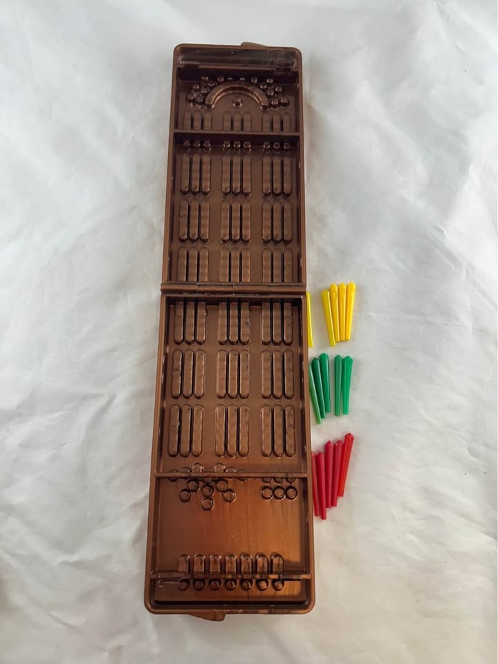 Vintage ACME Deluxe 3 Lane Cribbage Board - photo 3