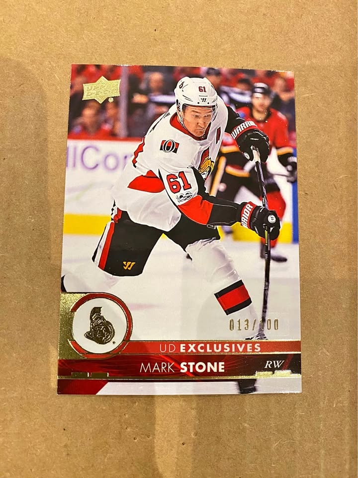 2017-18 Upper Deck Series 2 Mark Stone UD Exclusives /100
