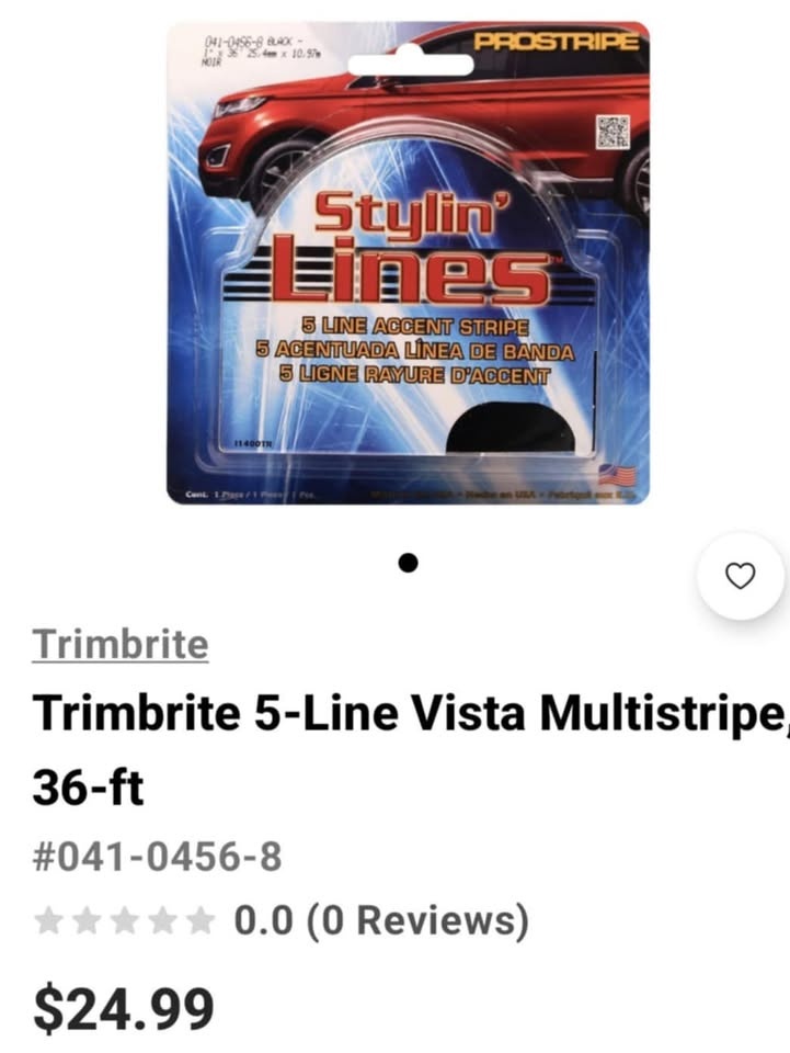 Trimbrite 5 Line Multi Stripe Accents for Cars - photo 2