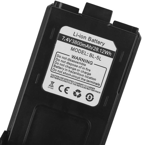Baofeng BL-5L 3800mAh Extended Battery for UV-5R Radios - photo 4