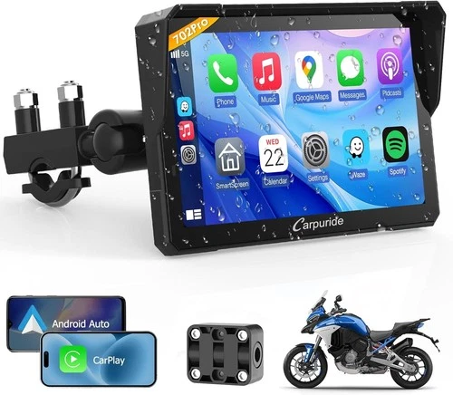 Motorcycle CarPlay & Android Auto GPS Screen 5.5" - photo 2
