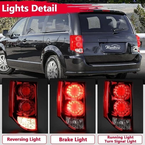 Left Driver Side LED Tail Light for 2011-2020 Dodge Grand Carava - photo 2