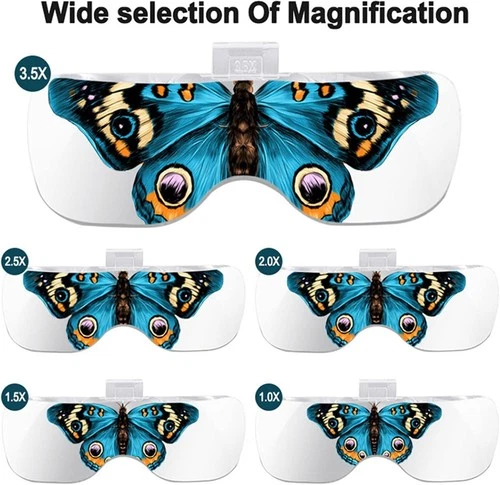 Magnifying Glasses Headset With Light and 5 Lenses - photo 2