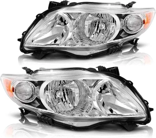 Driver & Passenger Headlights for 09-10 Toyota Corolla - photo 2