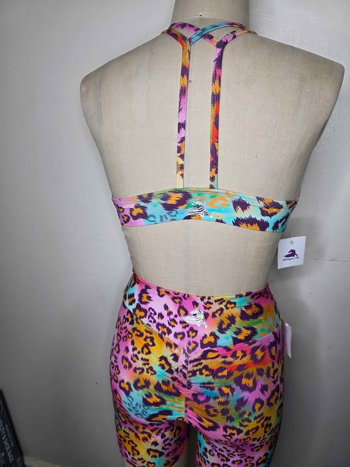 Tigresa Animal Print Sportswear Set - Multicolor & Yellow - photo 5