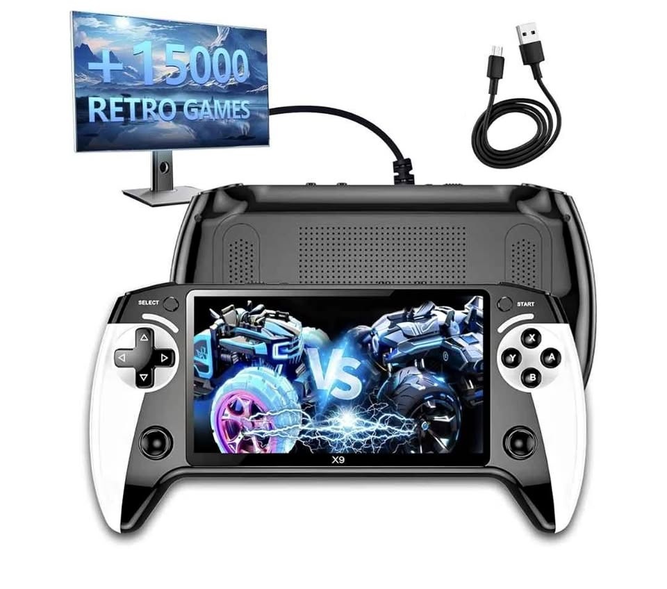 X9 Retro Handheld Game Console 5.5" HD IPS Screen