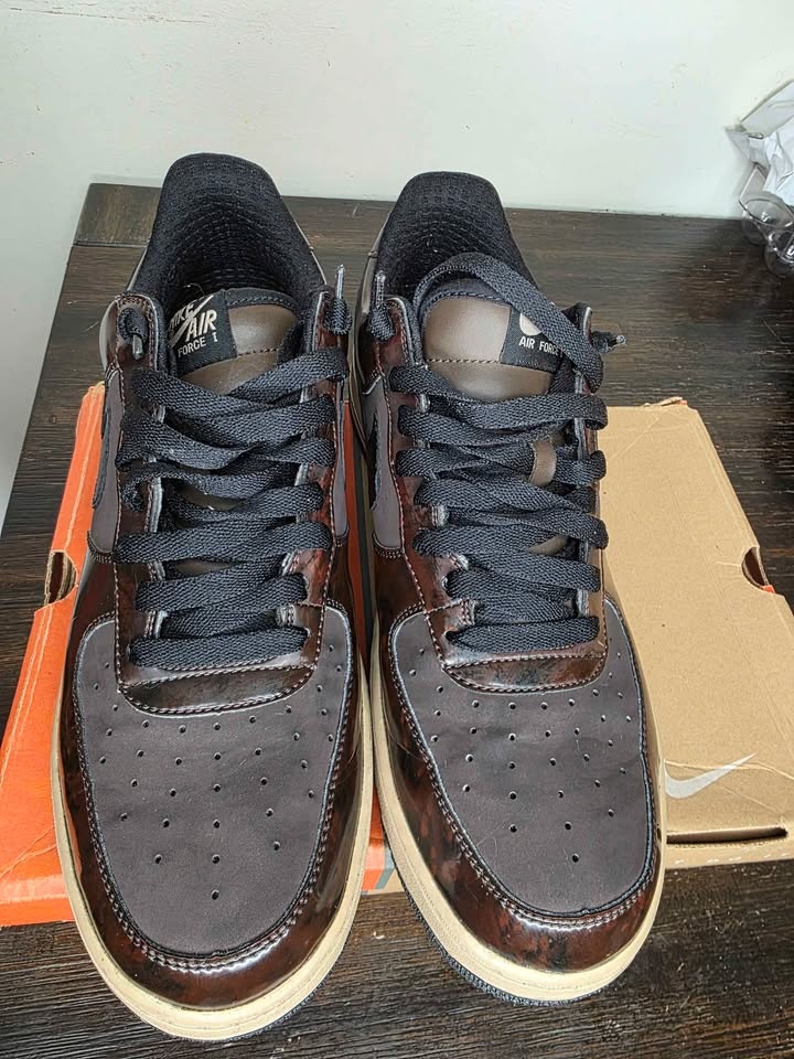 Nike Air Force 1 Low Premium Sz 11.5 Brown/Bone - photo 3